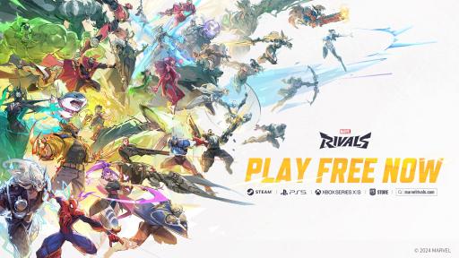 Discovery splash banner for Marvel Rivals Discord server